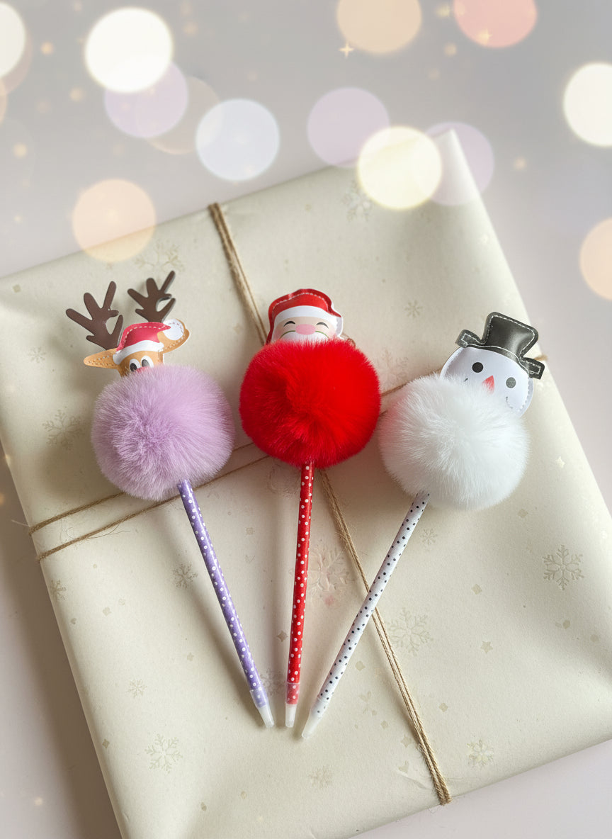Fluffy Christmas Pen