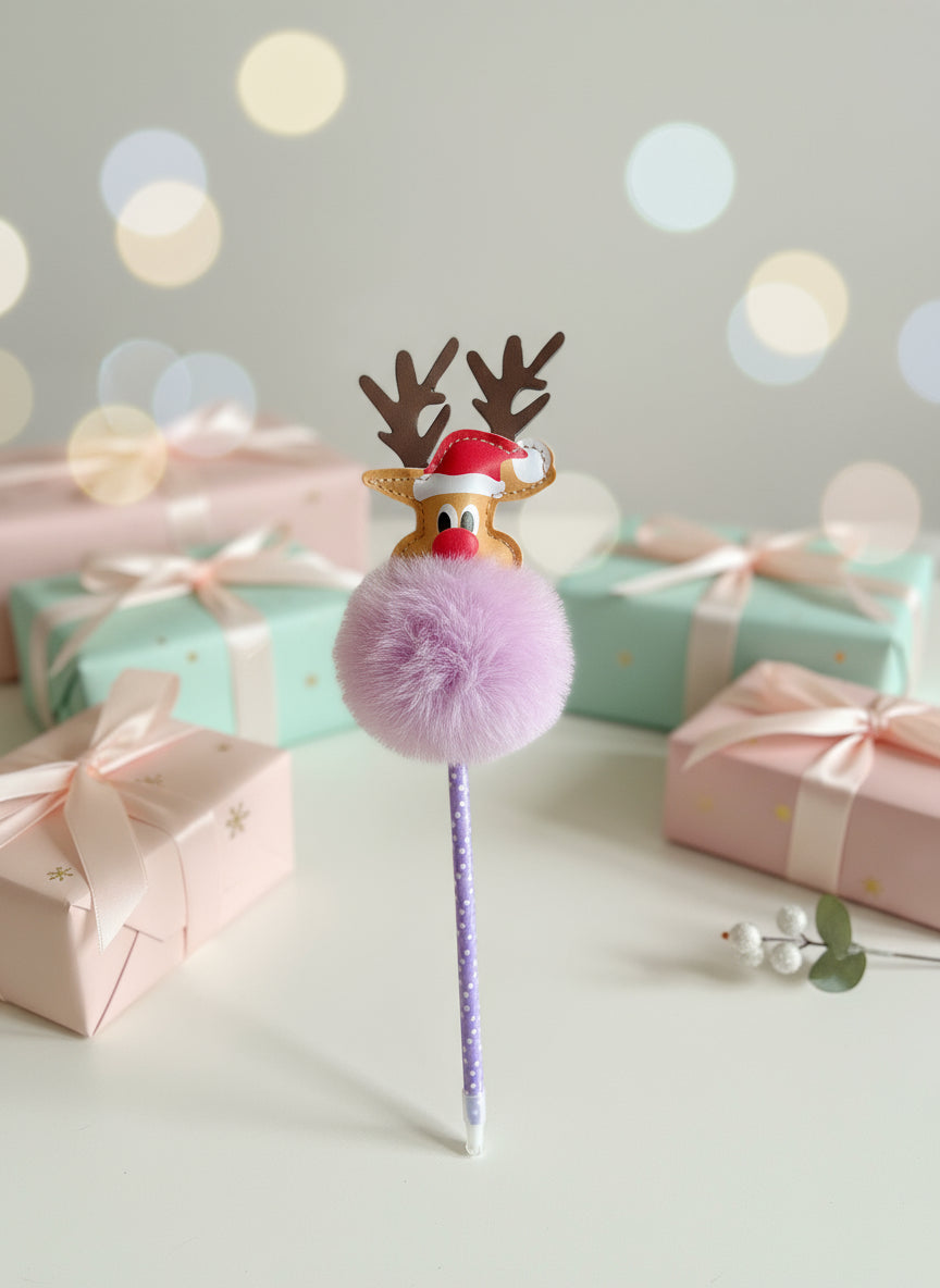 Fluffy Christmas Pen
