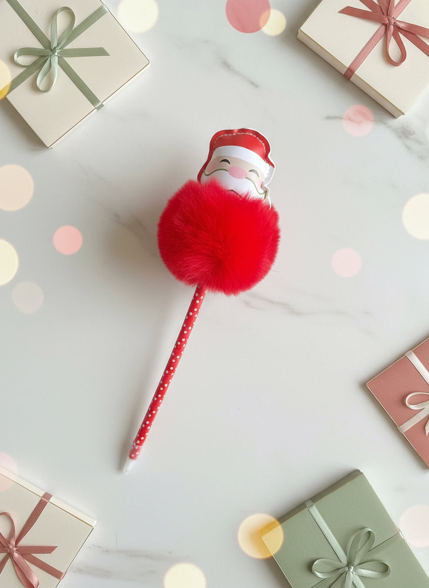 Fluffy Christmas Pen