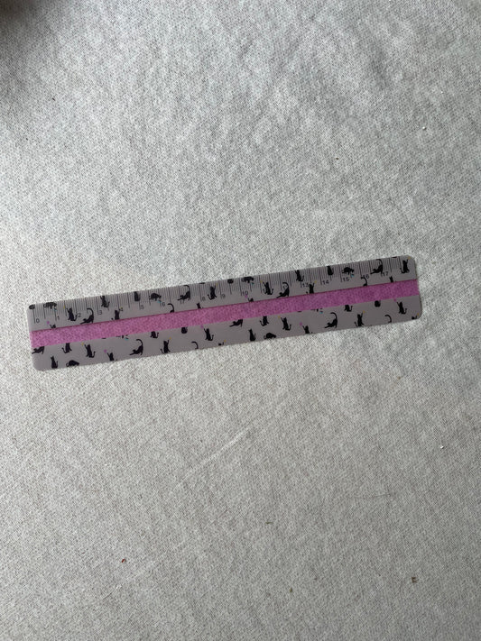 Pink Tinted Reading Ruler